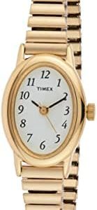 Timex Women's Cavatina Watch - Elegant Pearl Dial - Stylish Accessory for Everyday Wear - Gold-Tone Case - Perfect Gift