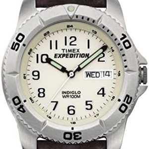 Timex Expedition Rugged Metal Watch + Durable Design + Outdoor Enthusiasts + Adventure & Hiking + Water-Resistant + T498